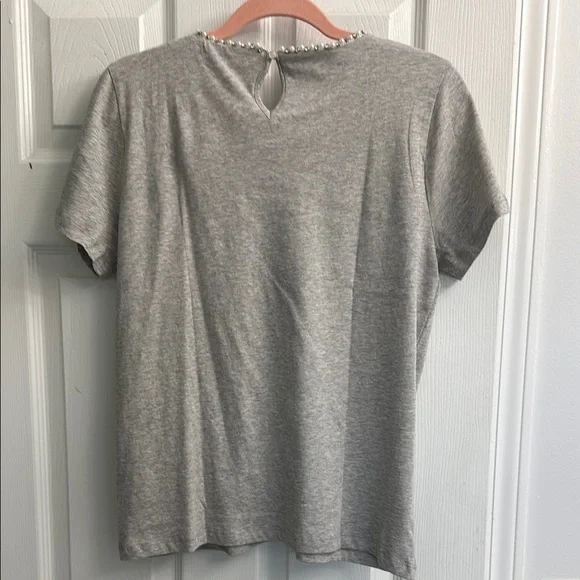 JCrew Factory Embellished Tee - Picture 2 of 4